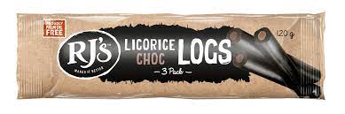 Rj's Black Choc Log 3pk